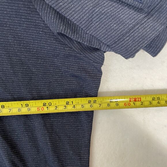 7Diamonds Polo Shirt Mens Large Navy Blue Dawn Patrol Performance Golf Athletic - Picture 3 of 6